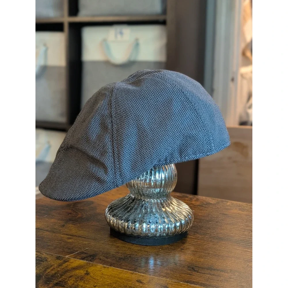 Vintage Stone Gray Newsboy Ivy Flat Cap Men's One Size Classic Driver Hat Golf